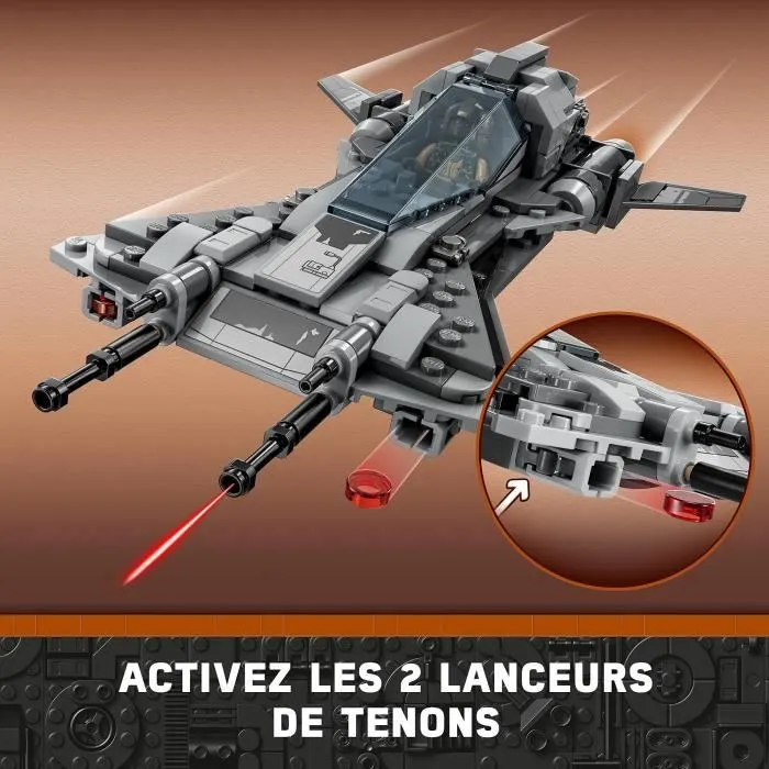 LEGO® Star Wars 75346 Le Chasseur Pirate, Jouet avec Minifigurines Pilote et Vane, Le Mandalorien-4