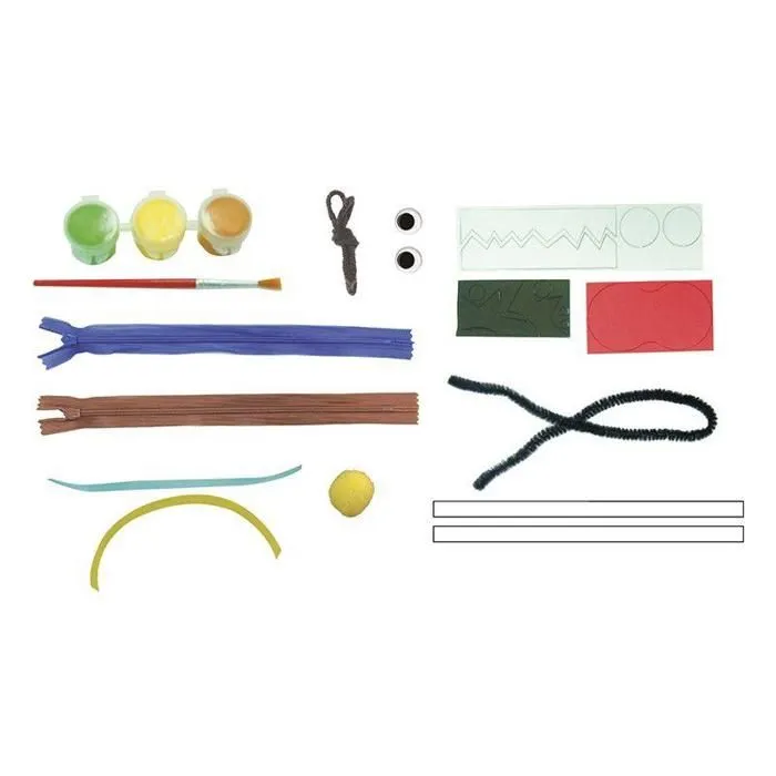 Kit créatif recyclage - GRACRE - GRAINE CREATIVE ON A TOUS DU TALENT - Jaune - Pour enfants-2