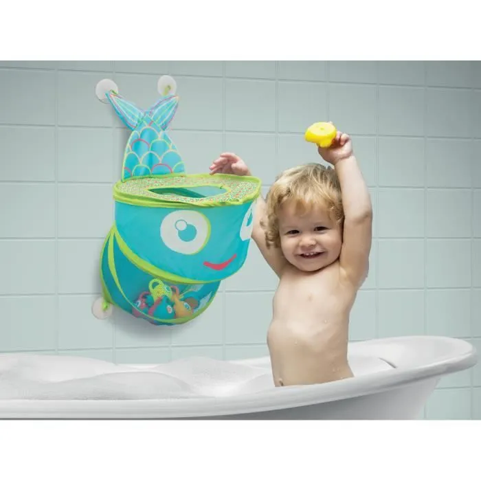 LUDI Grand Filet Bébé de Bain Poisson-3