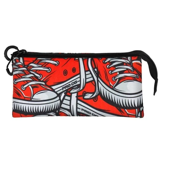 Trousse à crayons - PRODG Sneak - Triple compartiment - Rouge - Ripstop - Hydrofuge-1