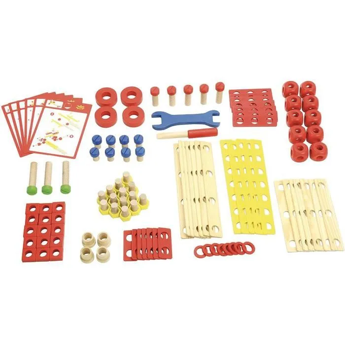 Coffret de construction - VILAC - Batibloc - Bois - Enfant - Livré monté-1