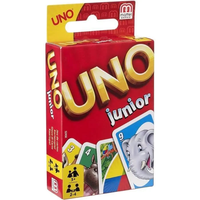 Mattel Games - Uno Junior - Jeu de Cartes pour Enfants - Dès 3 ans GKF04-0
