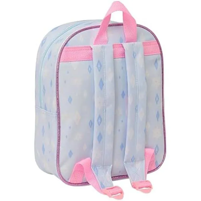 Sac à dos crèche 3D FROZEN - SAFTA - La Reine des neiges - Rouge - Adapté au chariot-1