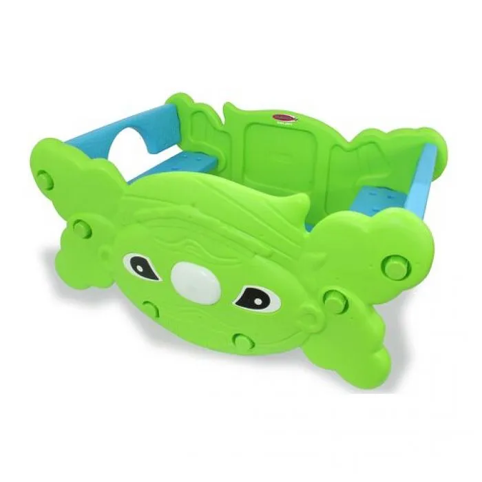 Ensemble de sièges et balancelle 2en1 - Sit and Swing - Vert - Plastique - Résine-0