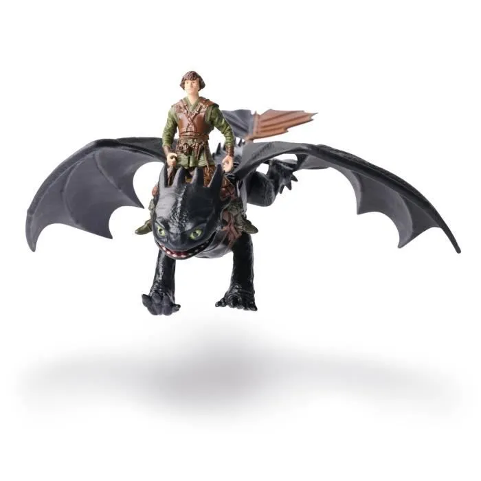 SPIN MASTER PACK DRAGON ET VIKING 25 CM KROKMOU Dragons Movie-7