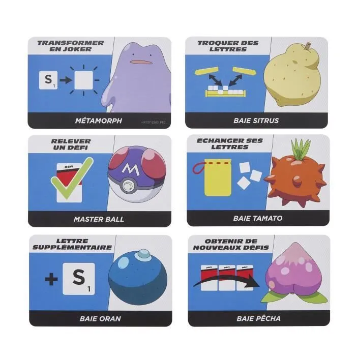Scrabble® Pokémon-Jeu de société familial avec 2 modes de jeu HXT27-5