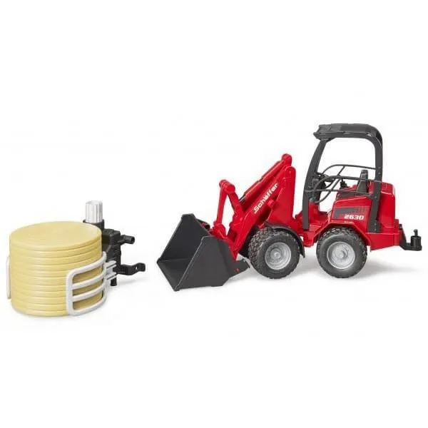 Chargeur compact Schaffer 2034 avec pince et balle de paille - BRUDER-0