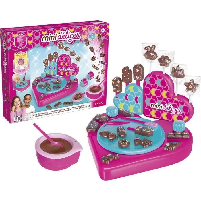 Atelier Chocolat 5 En 1 - MINI DÉLICES - LANSAY - Activités Artistiques - Cuisine Créative - Dès 6 ans-0