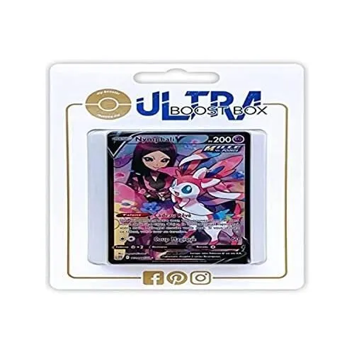 Jeu de cartes - MY-BOOSTER - Pokemon XY - Nymphali V TG14-TG30 Full Art Alternative Mille Poings Secrete-0