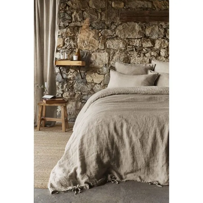 Housse de couette 240 x 220 cm Lin lavé français Soline Lin-1