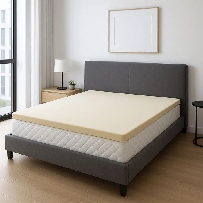 Surmatelas Mousse Mémoire de Forme 140x190 - 4 cm - Déhoussable et Lavable - Surmatelas MÉMOIRE-2