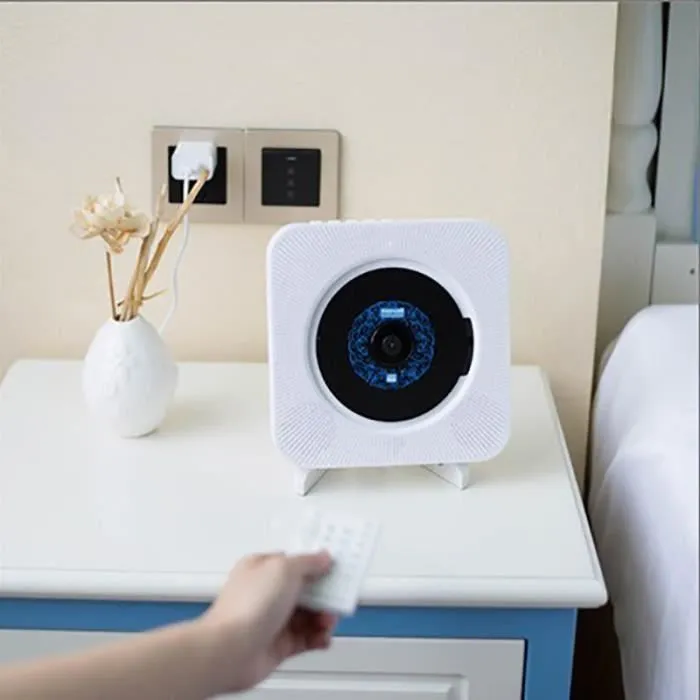 Lecteur CD Portable - Non spécifié - Version Améliorée - Bluetooth - Haut-Parleur HiFi - USB-3
