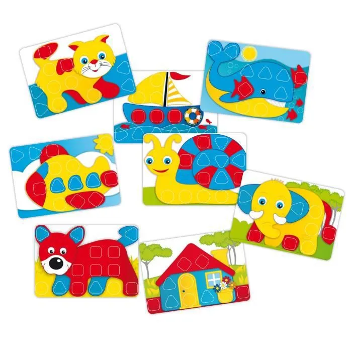 Jeu de mosaïques Pixel Baby - QUERCETTI - Mixte - A partir de 18 mois - Dimensions 34 x 29 x 8 cm-4
