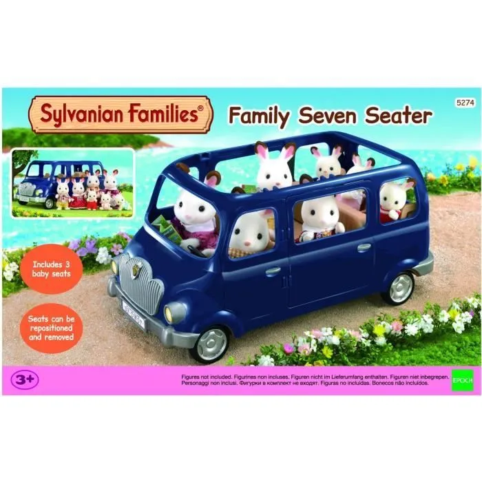 Monospace 7 places - SYLVANIAN FAMILIES - Figurines miniatures-0