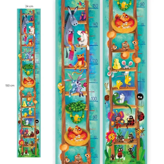 Stickers - lettres adhesives Rippotai Metre mural pour enfants - Growpotai-0