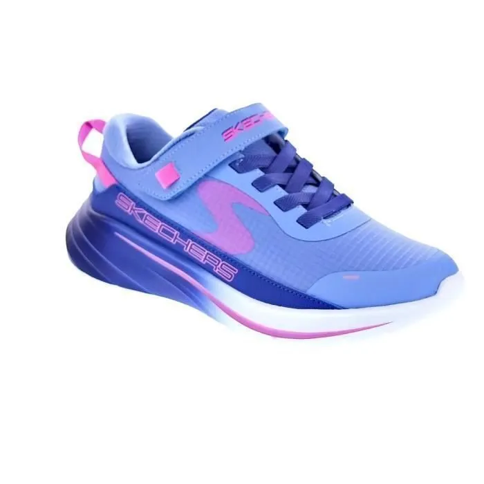 Chaussures - Skechers - Wave 92 - Bleu et blanc - 100% vegan - Confortables et pratiques-2