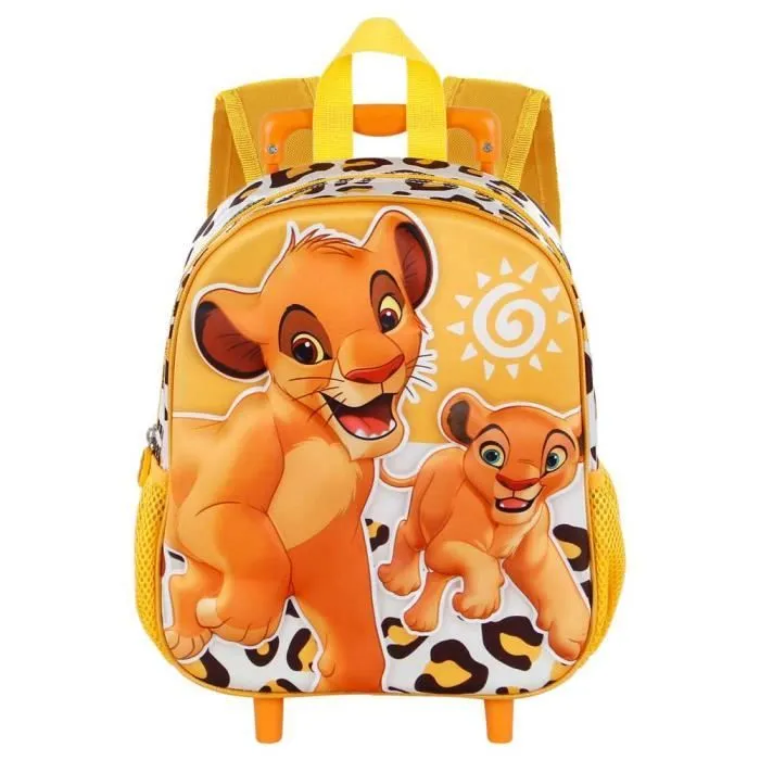 Bebeboutik Sac a dos a roulettes Petit Disney Roi Lion Africa Jaune KARACTERMANIA Enfant Style enfantin