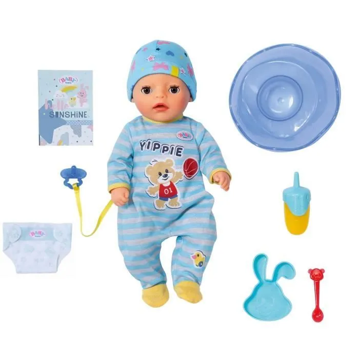 Poupée - ZAPF CREATION - BABY né Little Boy 36cm - Bleu - Mixte - 0 mois+-0