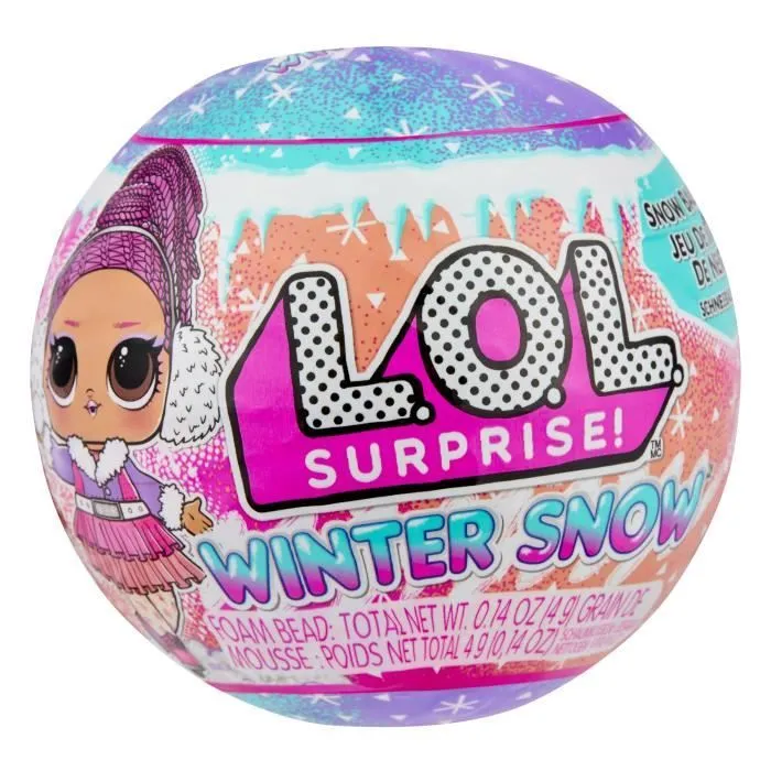 Poupée à collectionner - MGA - Winter Snow Tot - 7,5 cm - Surprise de neige magique - 7 accessoires-5