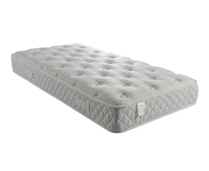 Lot de 2 Matelas Excellence a Ressorts Ensaches Memoire de Forme 80 Kg-m3 - 90x190 Hauteur -- 25,5 cm - Accueil Moelleux - So-1