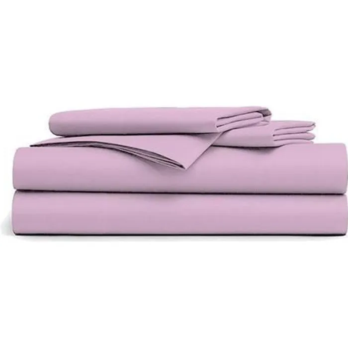 DUBLANC Drap Plat 240x300cm ROSE PALE.-0