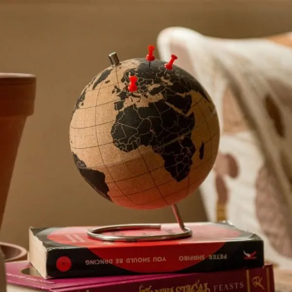Globe en liège - Suck UK - Mini - Marron - Intérieur - Mixte-0