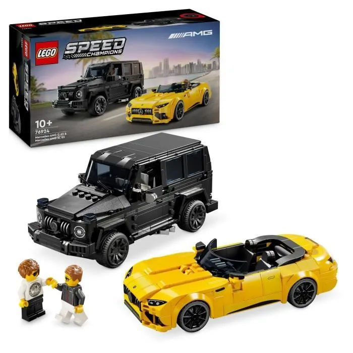 LEGO® Speed Champions 76924 Mercedes-AMG G 63 et Mercedes-AMG SL 63, voitures à construire-0