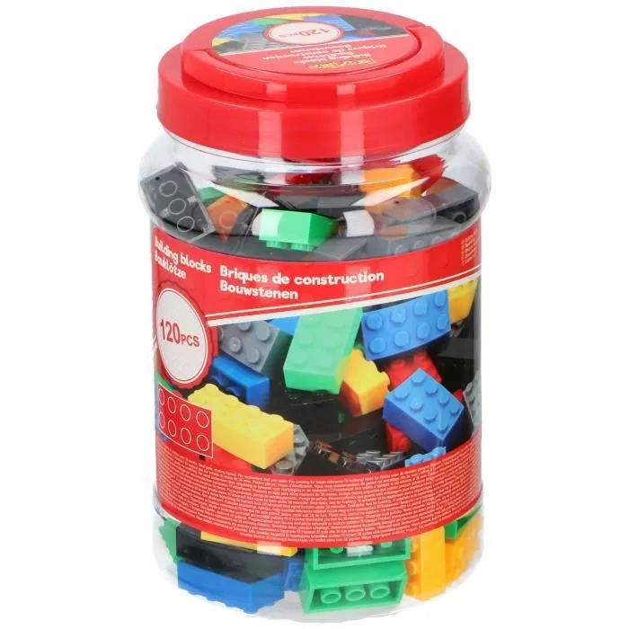 Blocs de construction - EDDY TOYS - 120 pièces - Blanc - A partir de 4 ans - Enfant-0