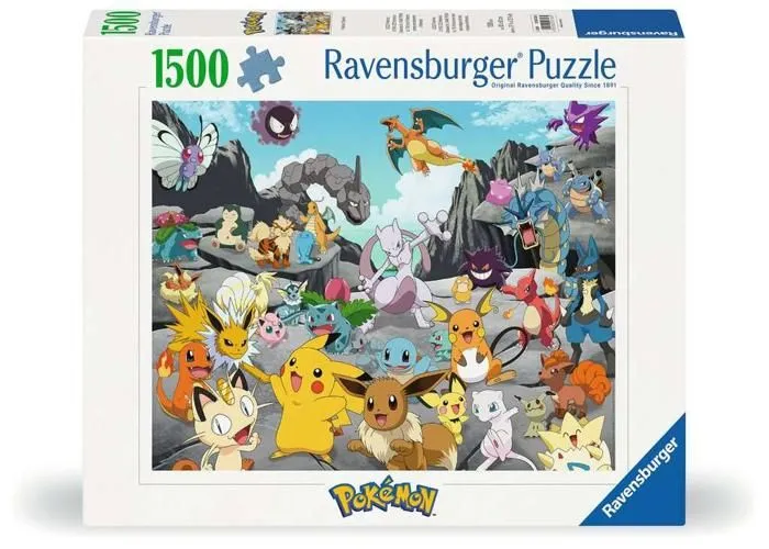 Puzzle 1500 pièces Ravensburger Pokémon Classics-0