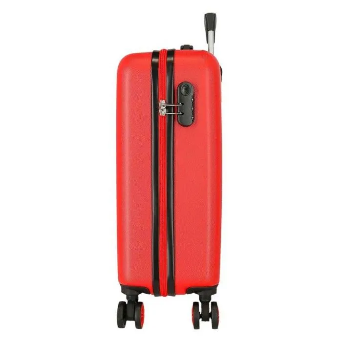 Valise enfant - Disney - Valise fille Mickey et ses amis "Fun Starts Here" - 55 x 38 x 20 cm - Rouge-2