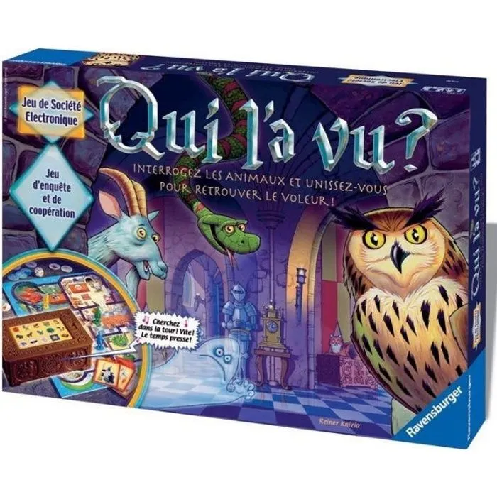 RAVENSBURGER Jeux de Société Qui l'a Vu-0