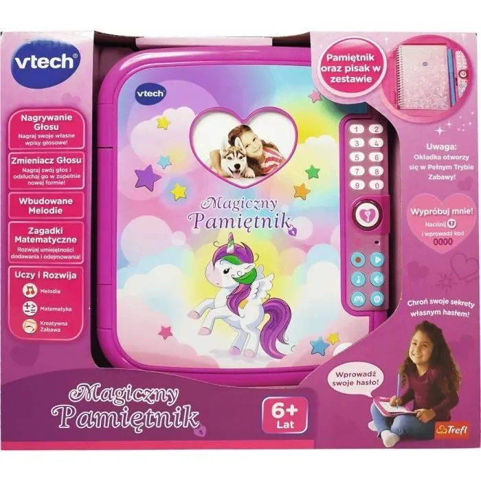 VTECH 61243 MAGICZNY PAMIETNIK