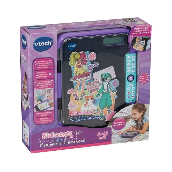 KIDISECRETS 365 - MON JOURNAL INTIME VOCAL (NOIR)-6