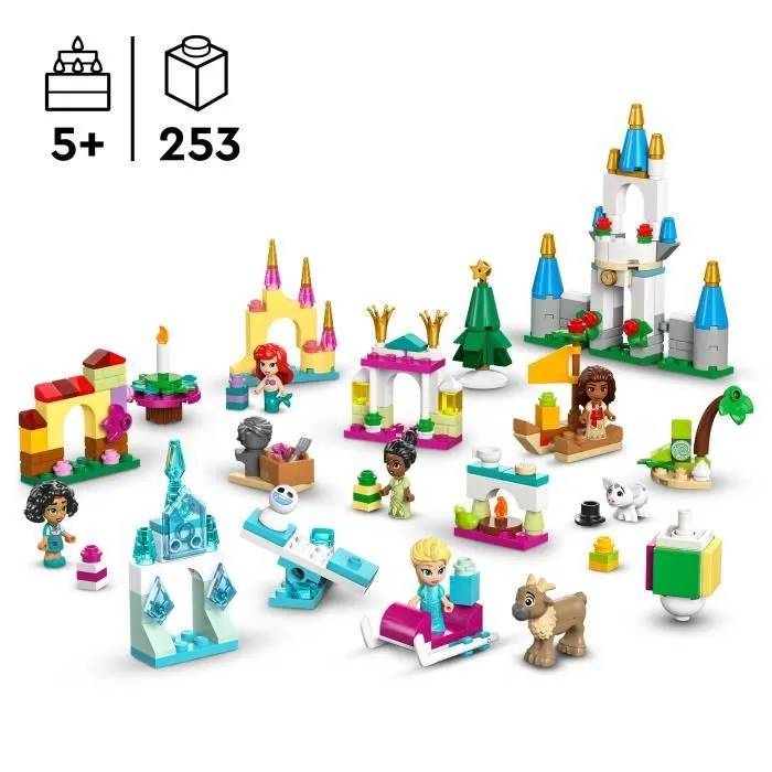LEGO® Disney Princess 43253 Calendrier de l'Avent 2024 - Cadeau Noël pour les Enfants-1