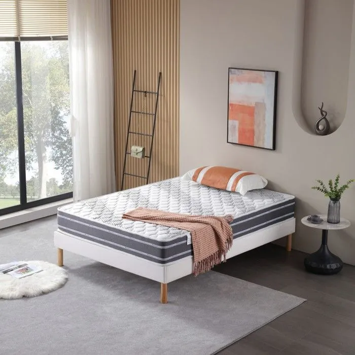 Matelas Mousse Indformable Trs Ferme 24 CM - - 120x190 - Tissu Maxi-0