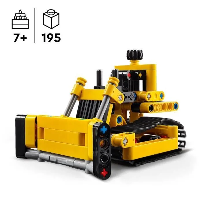 LEGO® 42163 Technic Le Bulldozer, Jouet de Construction pour Enfants, Véhicule Excavateur-1