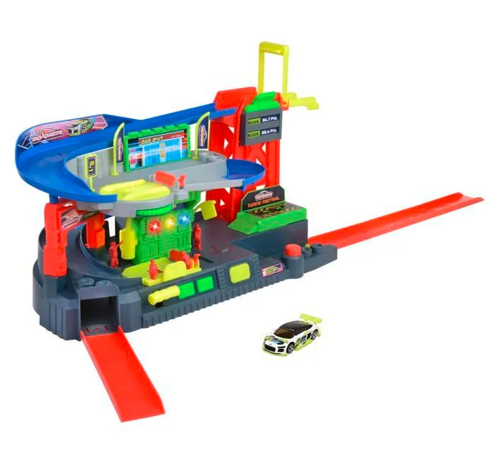 Jeu d'assemblage - jeu de construction - jeu de manipulation Majorette - 212051024 - Tune Up Race Pitstop-0