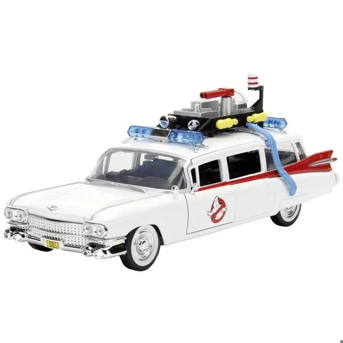 Figurine GHOSTBUSTERS - ECTO-1 - 1:24 - Blanc, noir et rouge - Mixte - Enfant-0