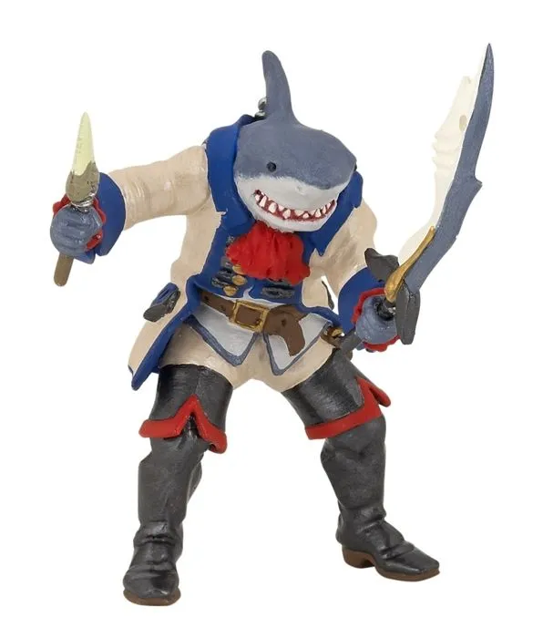 Figurine Pirate mutant requin - PAPO - Pour Enfant Garçon - A partir de 3 ans - Intérieur-1