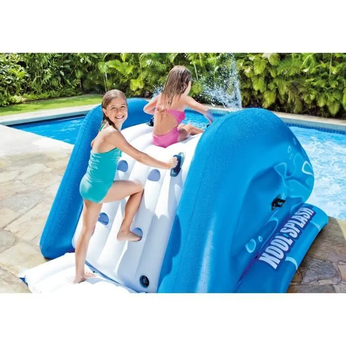 Toboggan gonflable - INTEX - Pour piscine enterrée - 6 ans et + - 333 x 206 x 117 cm-1