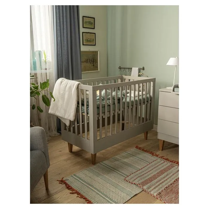 Lounge Lit Bébé 60x120 gris-1