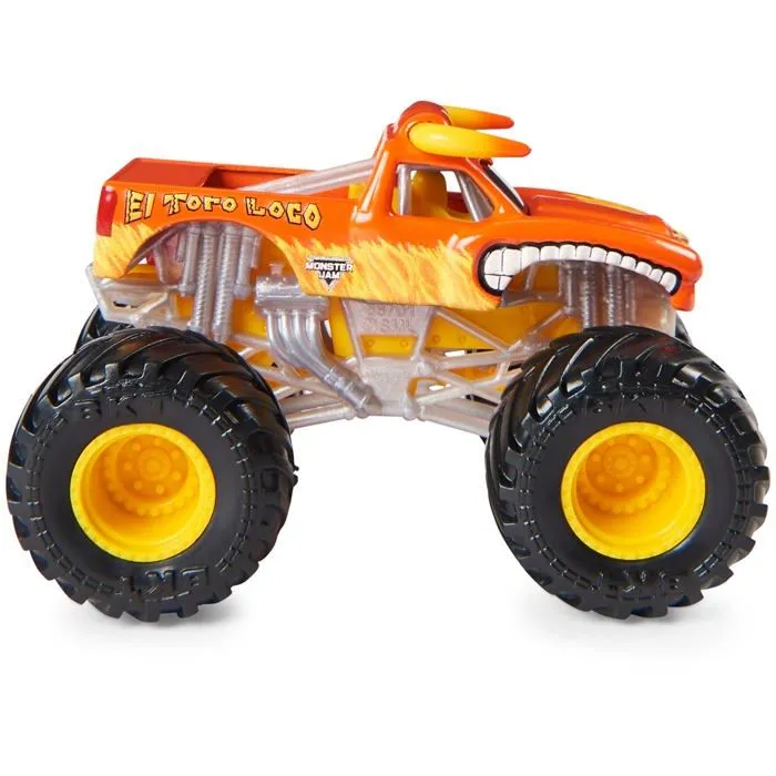 Monster jam - 6066633 - Lot de 2 Originaux avec Max-D et EL Toro Loco - Authentiques Monster Trucks a l'echelle 1:64-2
