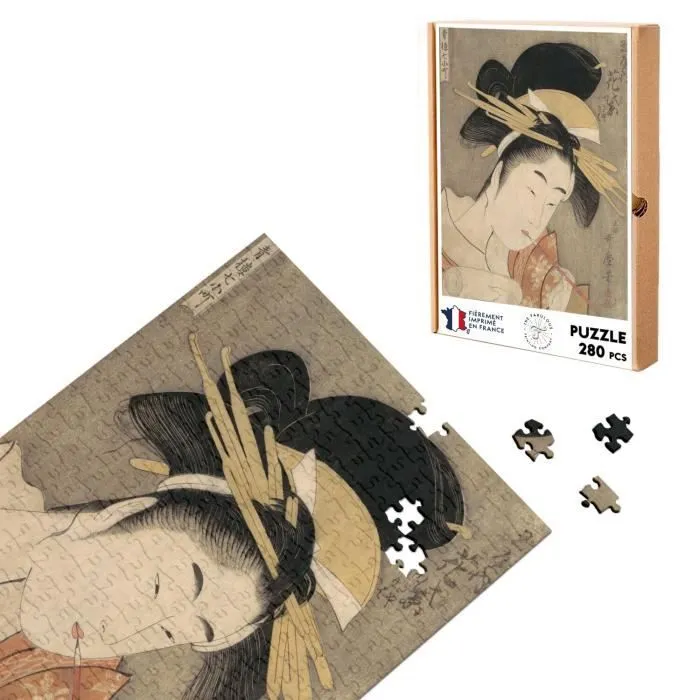 Puzzle Classique - FABULOUS - Estampe Japonaise 12 Geisha - 280 Pièces - Adulte - Mixte-0