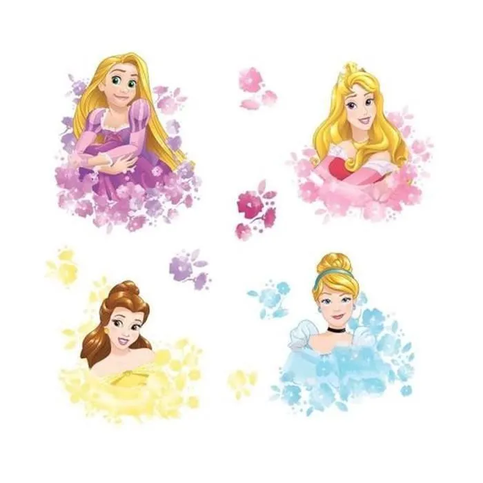 Stickers - Disney - Princesses - 4 Géants Repositionnables - Décoration Chambre - Fille-1