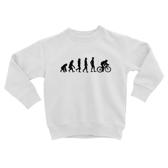 Sweatshirt Enfant Evolution Vélo Cycliste Course Route-0