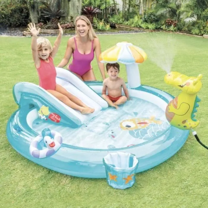 INTEX Aire de Jeux Aquatique Alligator-1