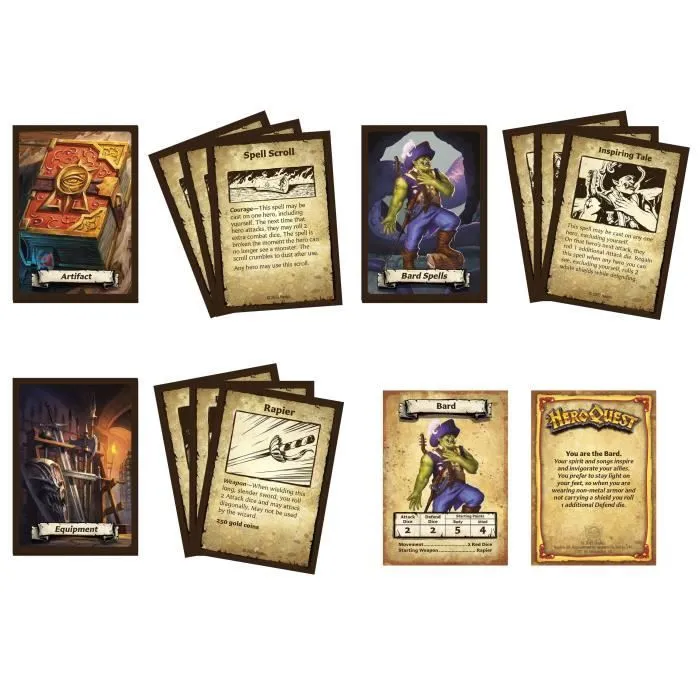 HeroQuest, pack de quête Le Tournement de la Reine des esprits, système de jeu HeroQuest requis - Avalon Hill-1