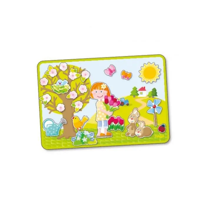 Jeu de société - HABA - Les 4 saisons - Boîte de jeu magnétique - Enfant - Mixte-2