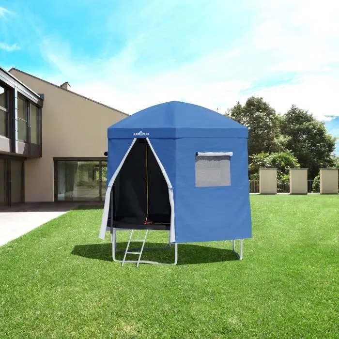 Tente camping et cabane pour trampoline 10FT-305cm - Bleu-1