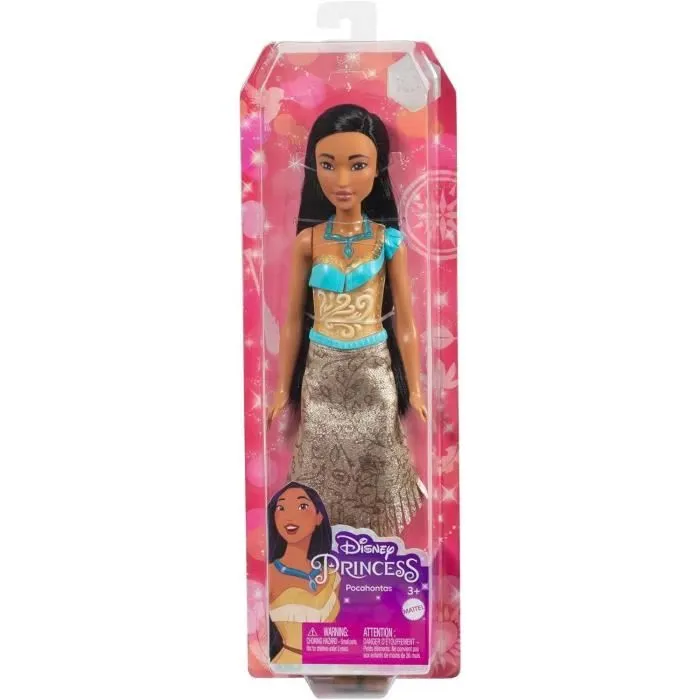 Pocahontas Poupée 29 cm, Mattel Poupée Disney Princesses habillage et accessoires HLW07-6
